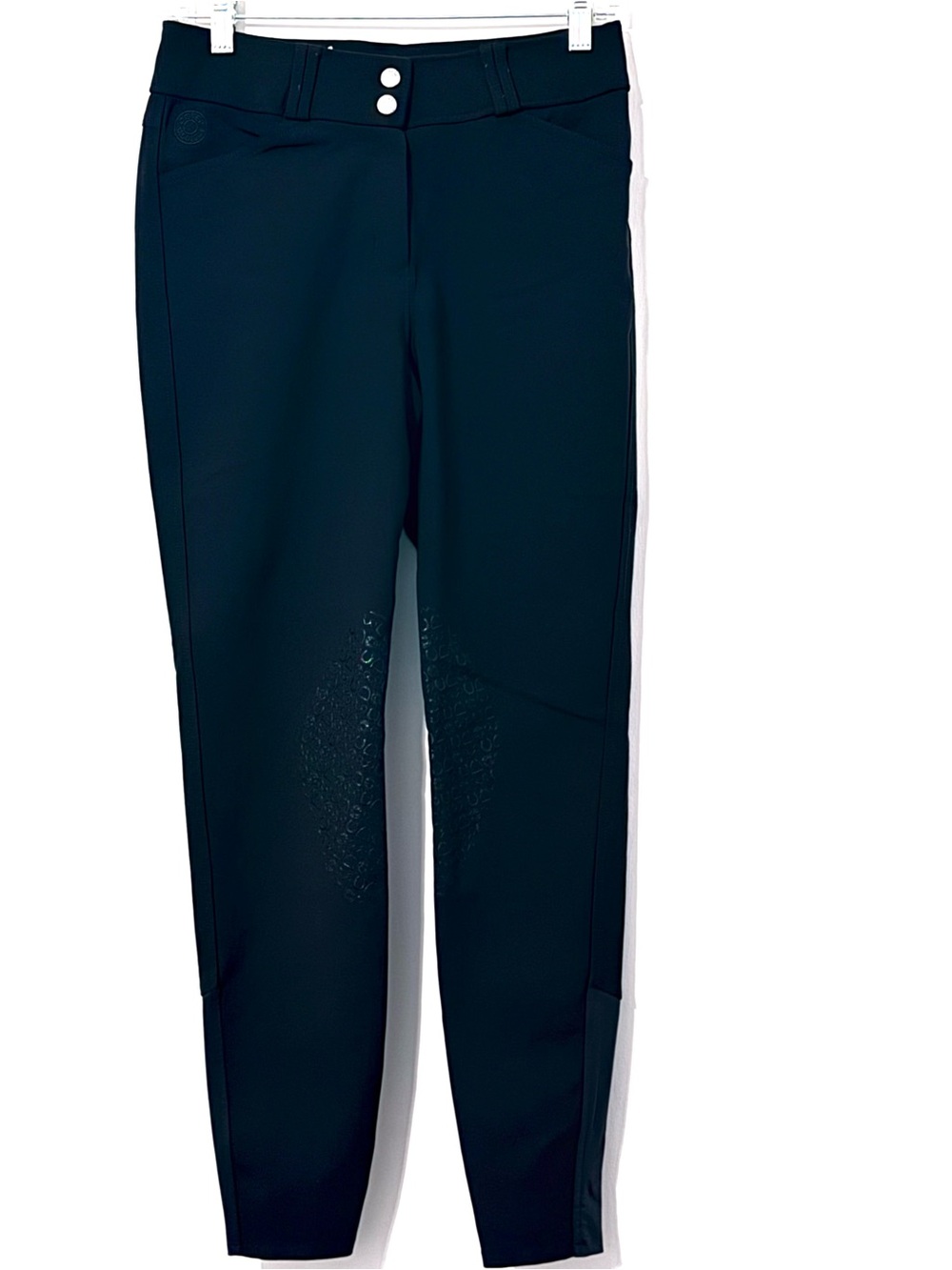 Dover Saddlery Women’s Black Silicone Grip Riding Breeches Size 28